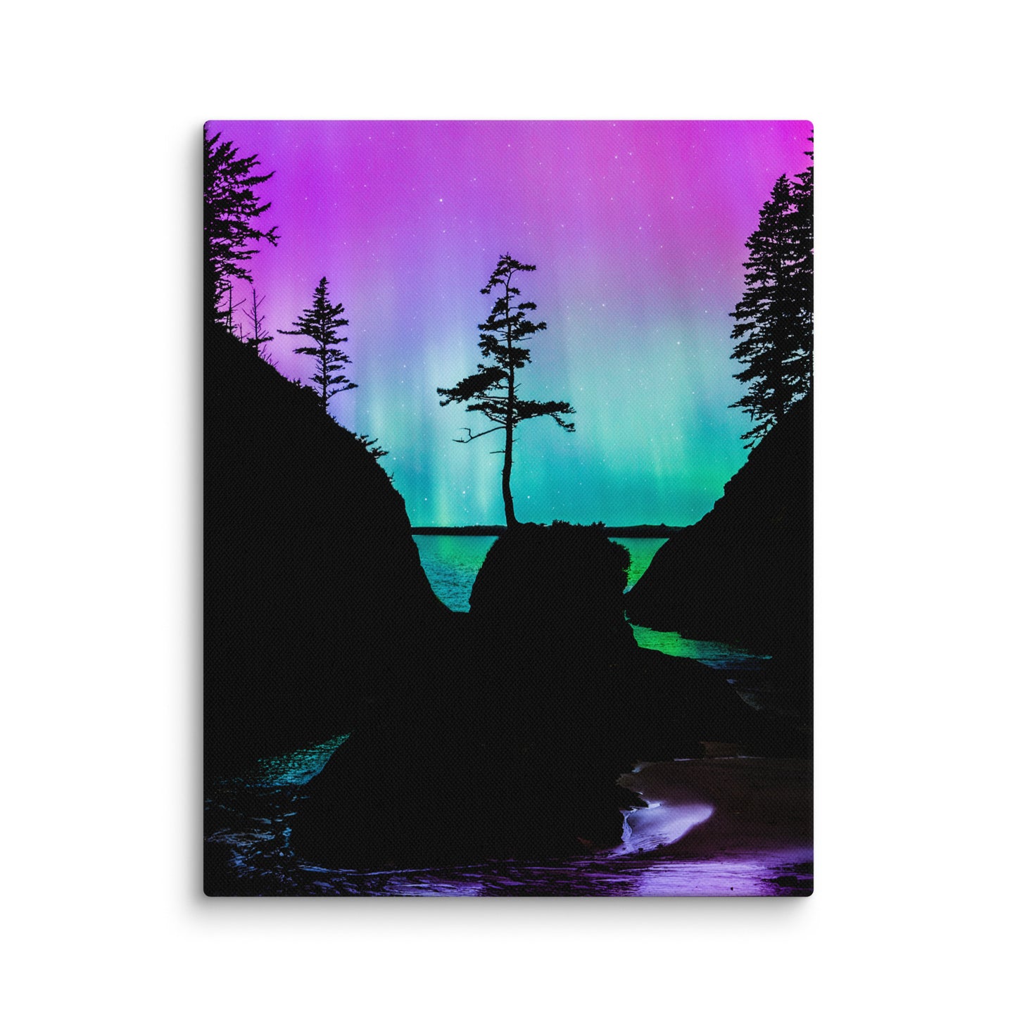 Aurora Borealis Over Deadman’s Cove - Canvas Print
