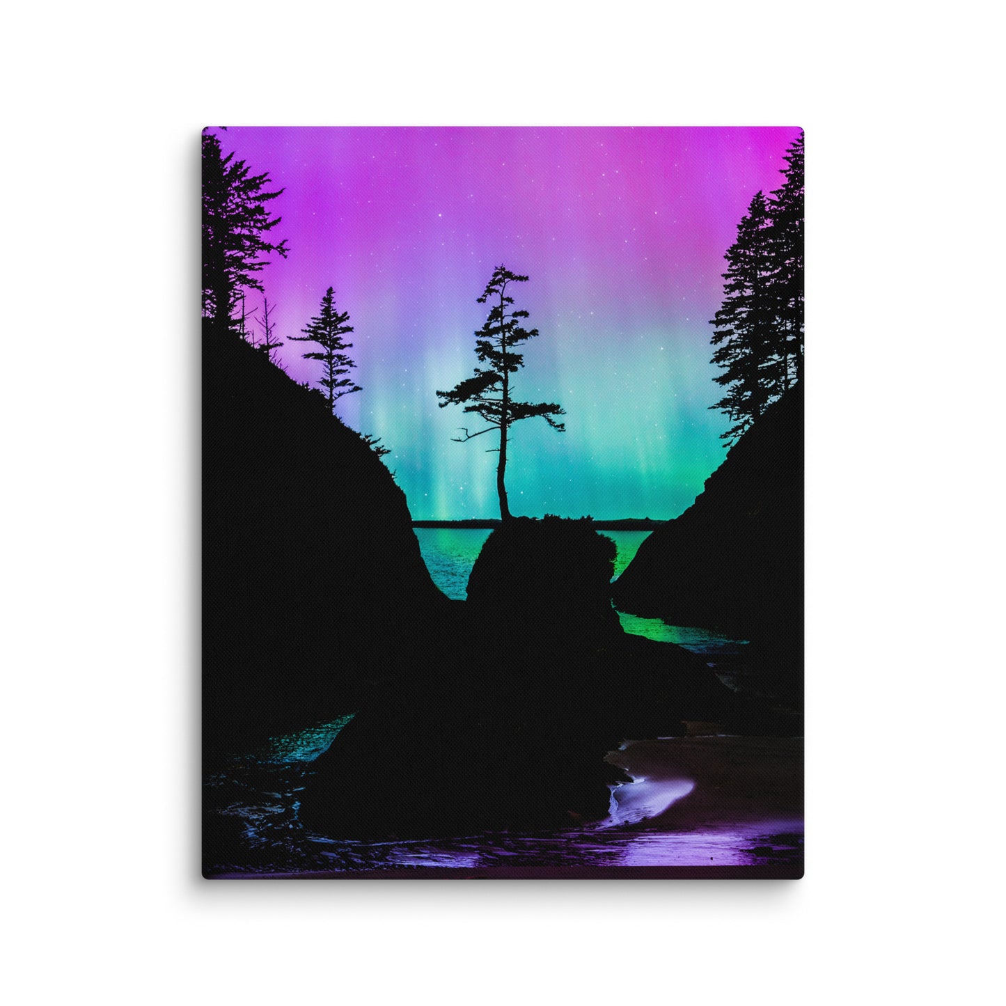 Aurora Borealis Over Deadman’s Cove - Canvas Print