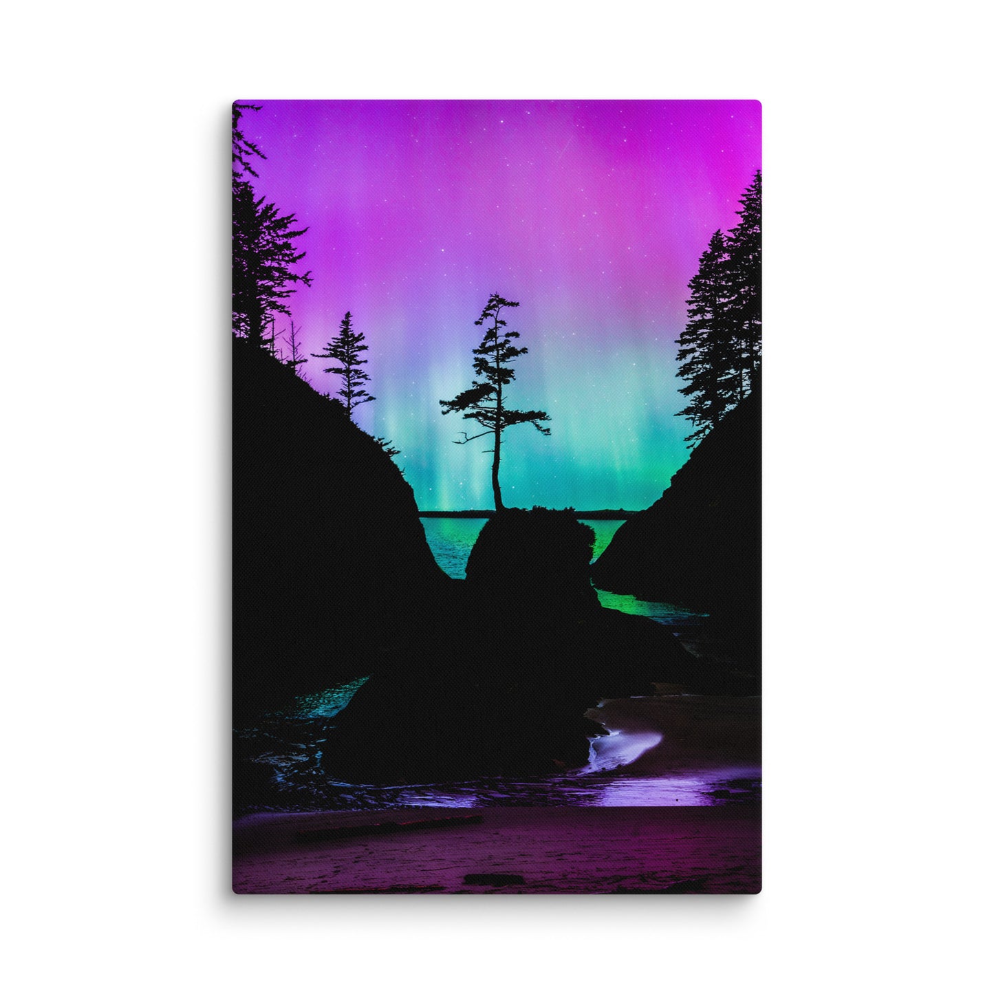 Aurora Borealis Over Deadman’s Cove - Canvas Print