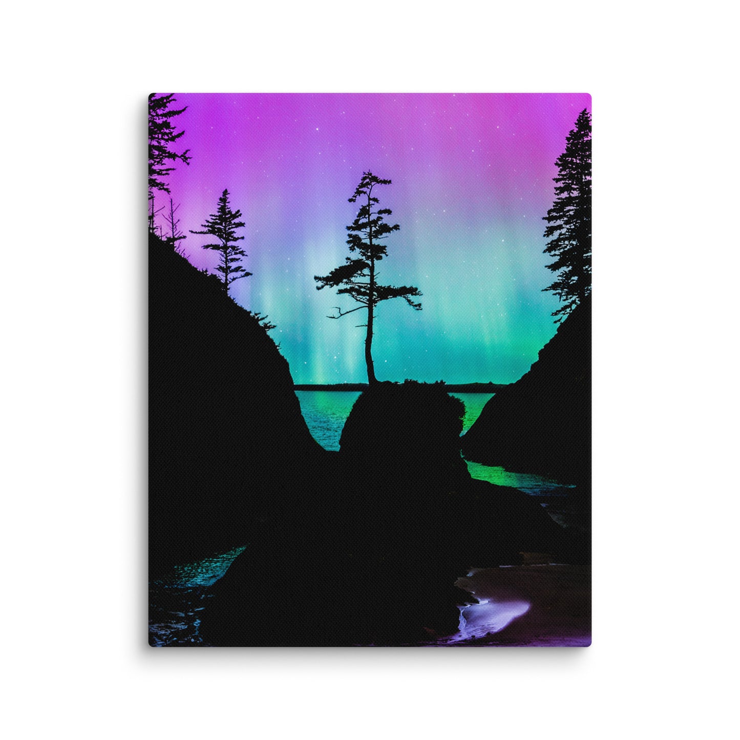 Aurora Borealis Over Deadman’s Cove - Canvas Print