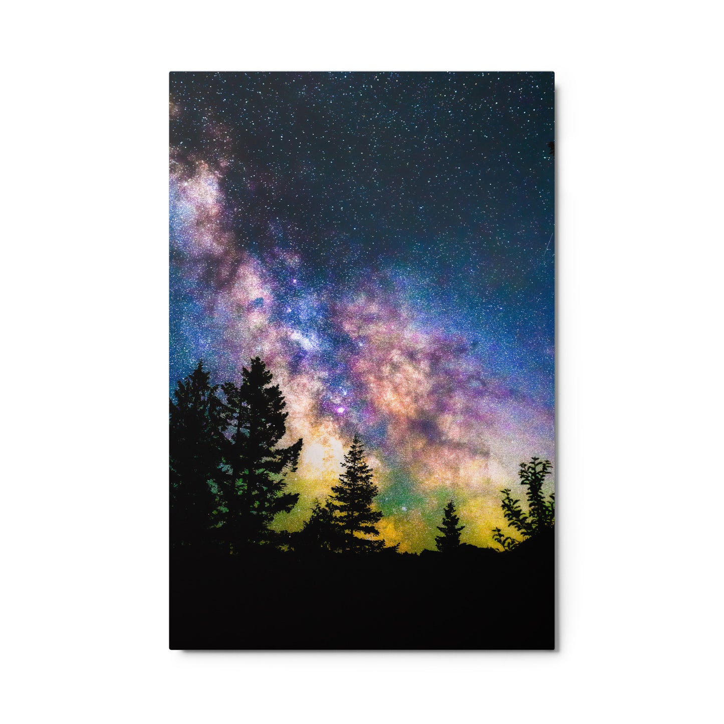 Glow, Milky Way From Index, Washington - Metal Print