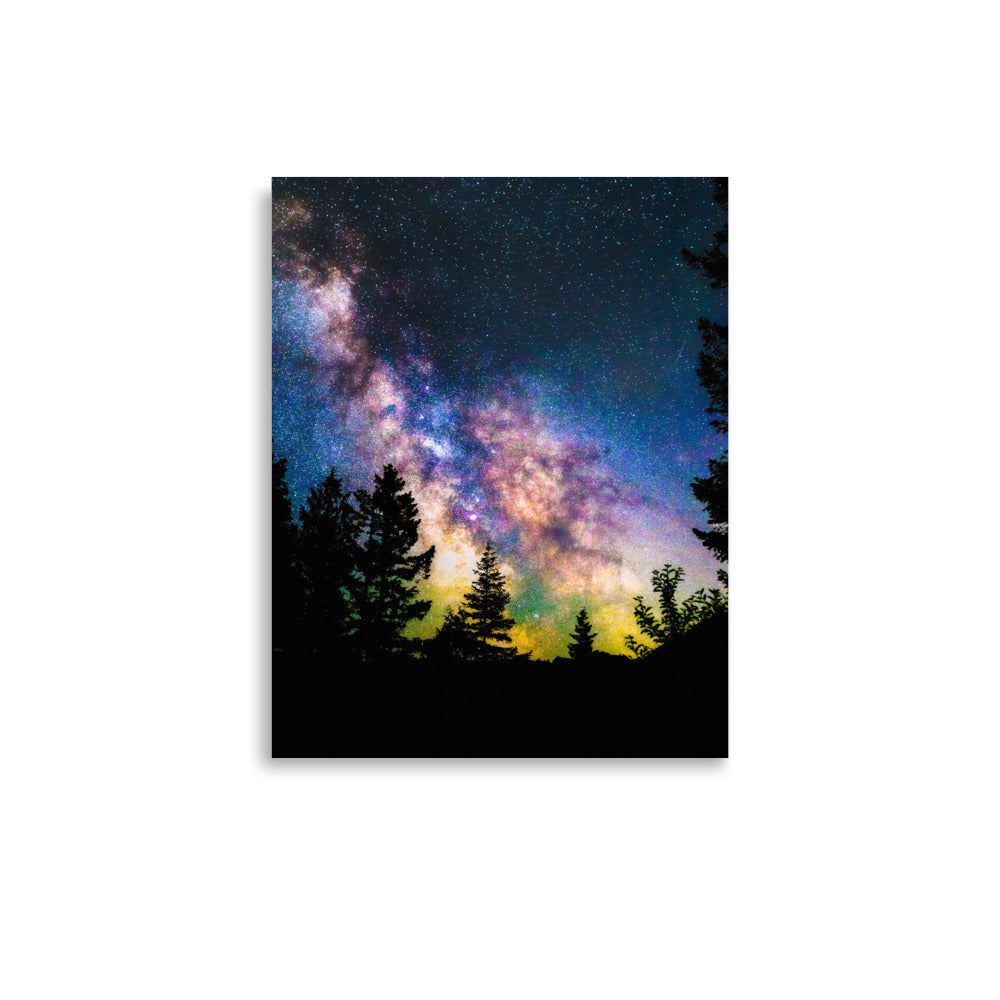 Glow, Milky Way From Index, Washington - Lustre Paper Print