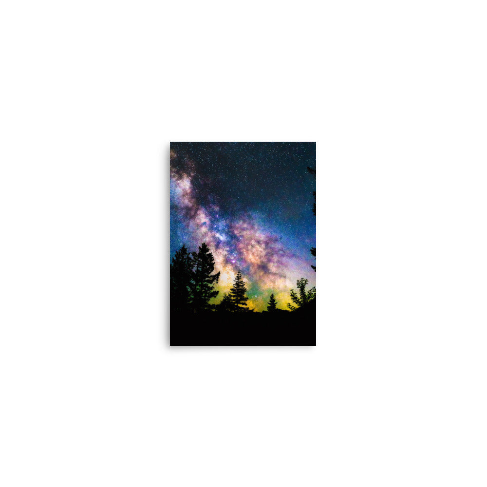 Glow, Milky Way From Index, Washington - Lustre Paper Print