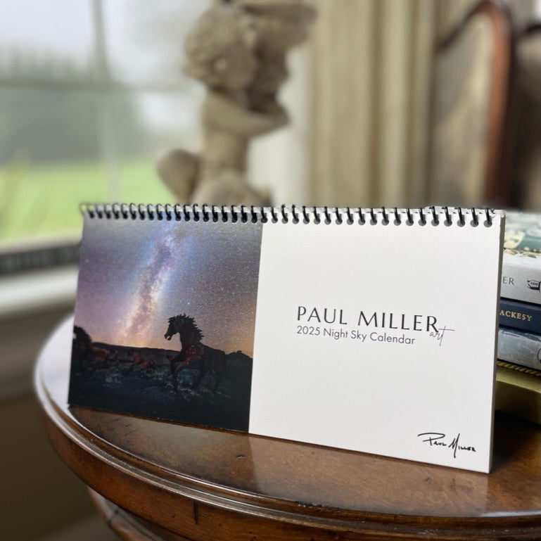 2026 Night Sky Art Photography Desk Calendar