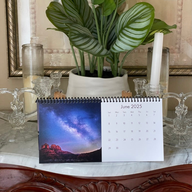 2026 Night Sky Art Photography Desk Calendar