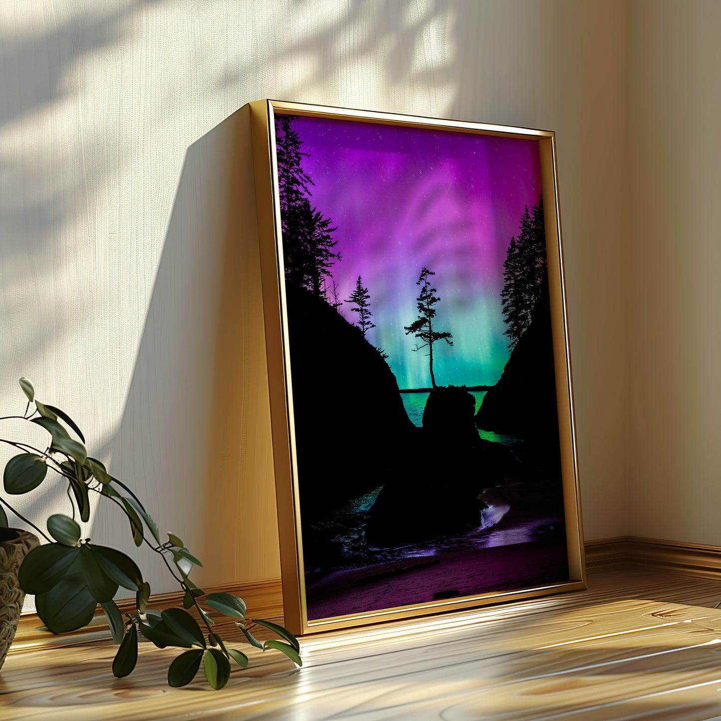 Aurora Borealis Over Deadman’s Cove - Lustre Paper Print