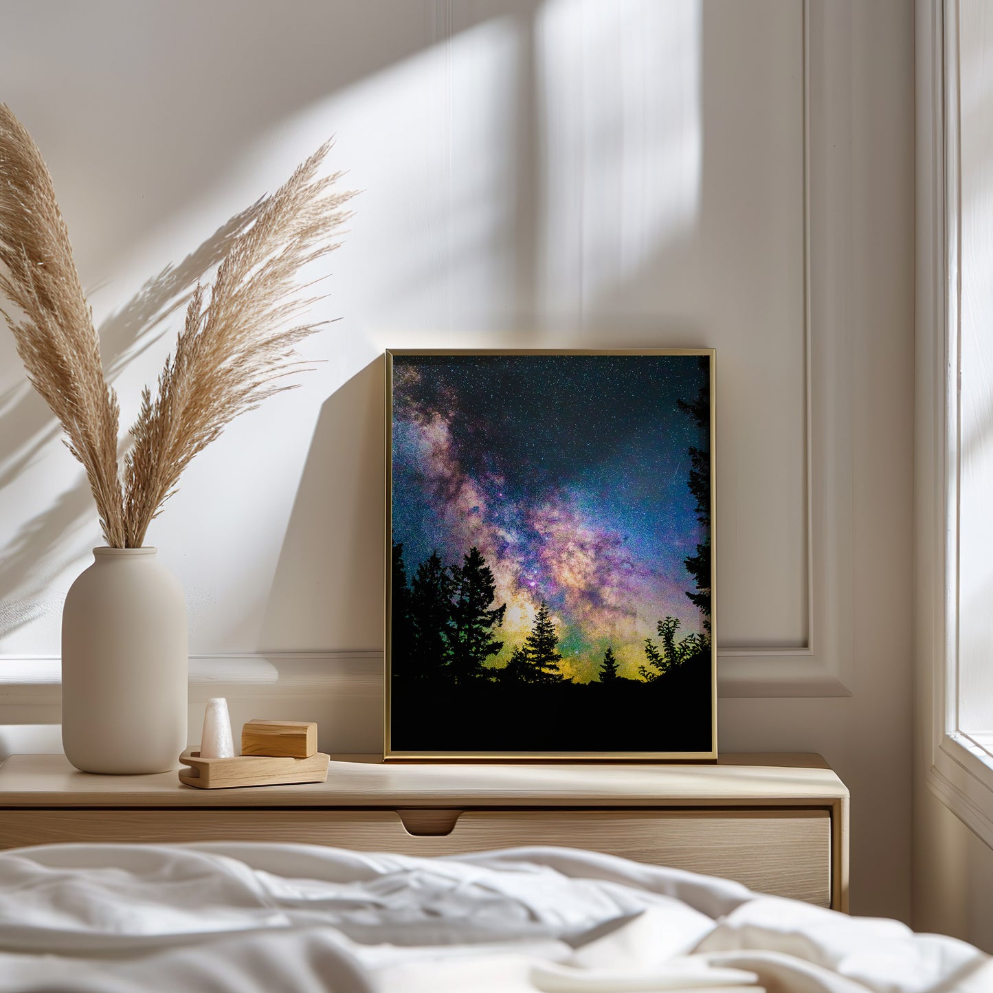 Glow, Milky Way From Index, Washington - Lustre Paper Print