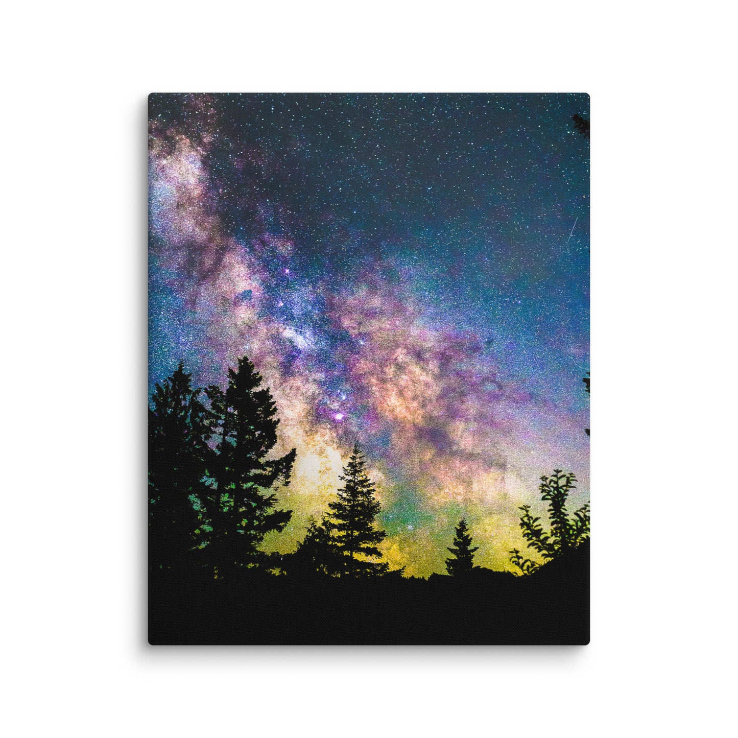 Glow, Milky Way From Index, Washington - Canvas Print