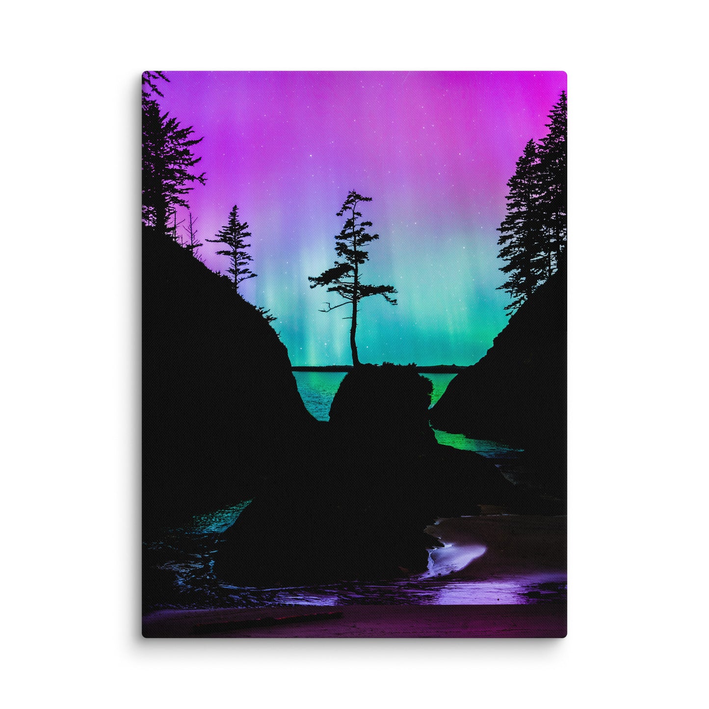 Aurora Borealis Over Deadman’s Cove - Canvas Print