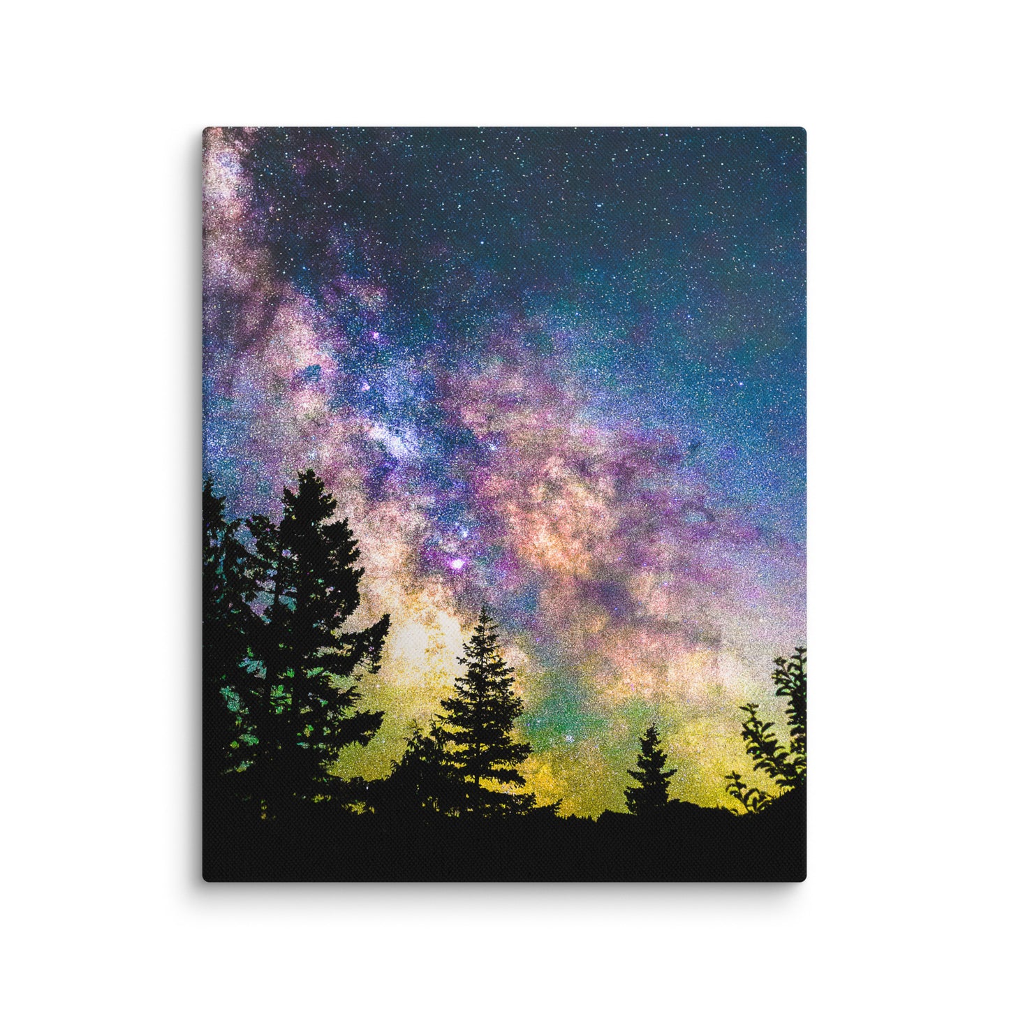 Glow, Milky Way From Index, Washington - Canvas Print