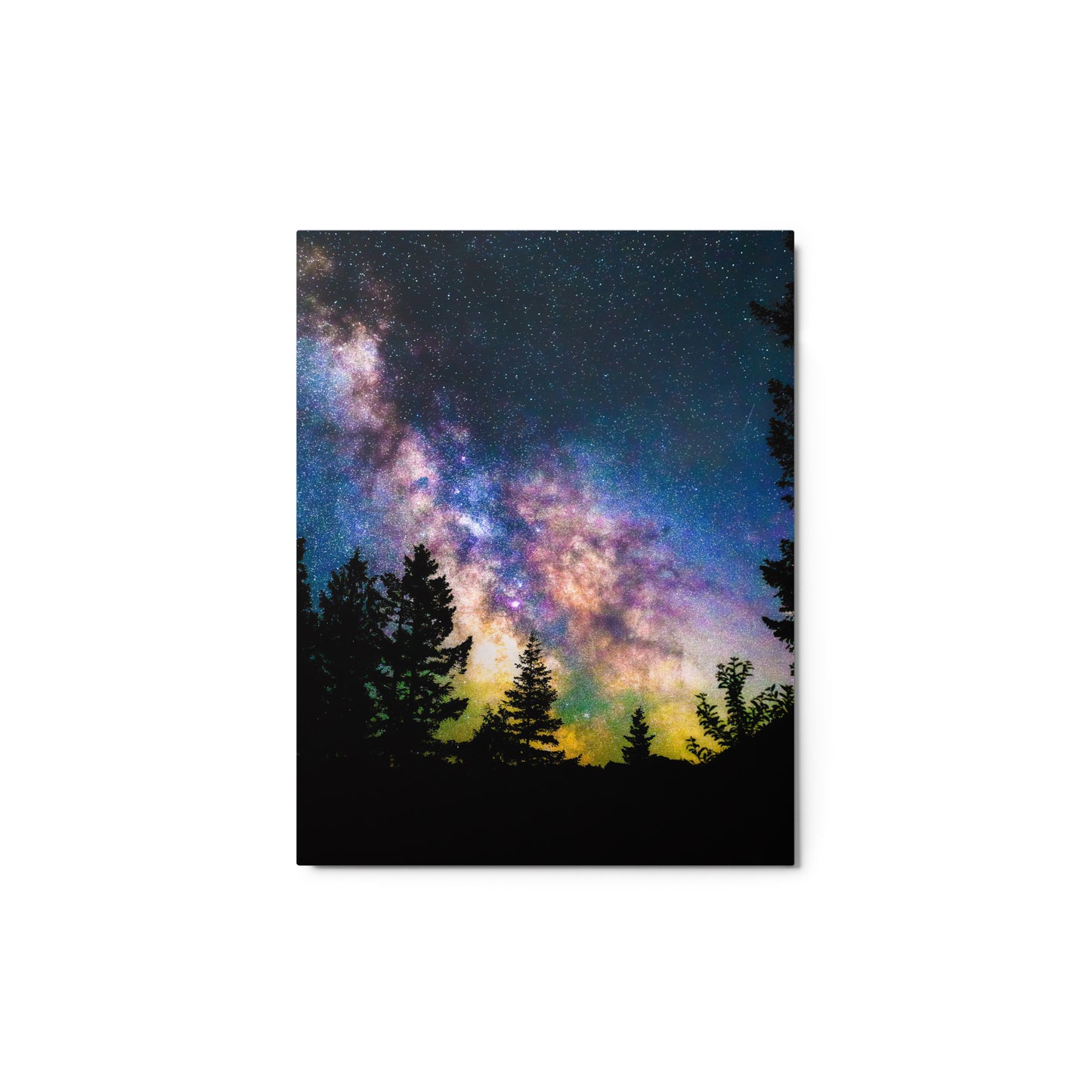 Glow, Milky Way From Index, Washington - Metal Print