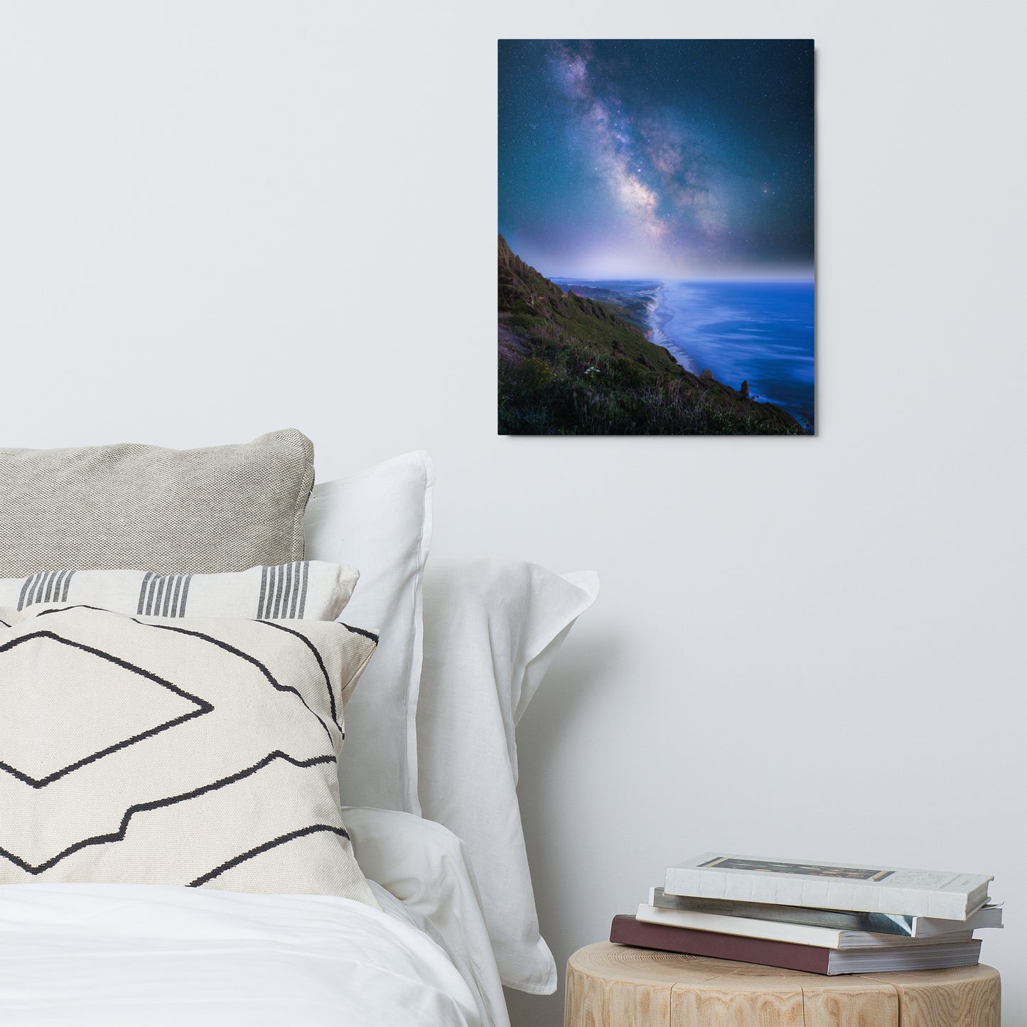 Edge of the Earth, Milky Way Over Florence, Oregon - Metal Print