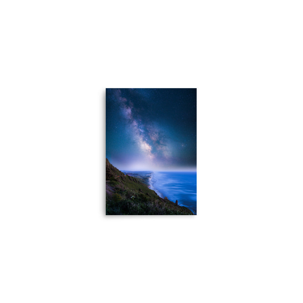 Edge of the Earth, Milky Way Over Florence, Oregon - Lustre Paper Print