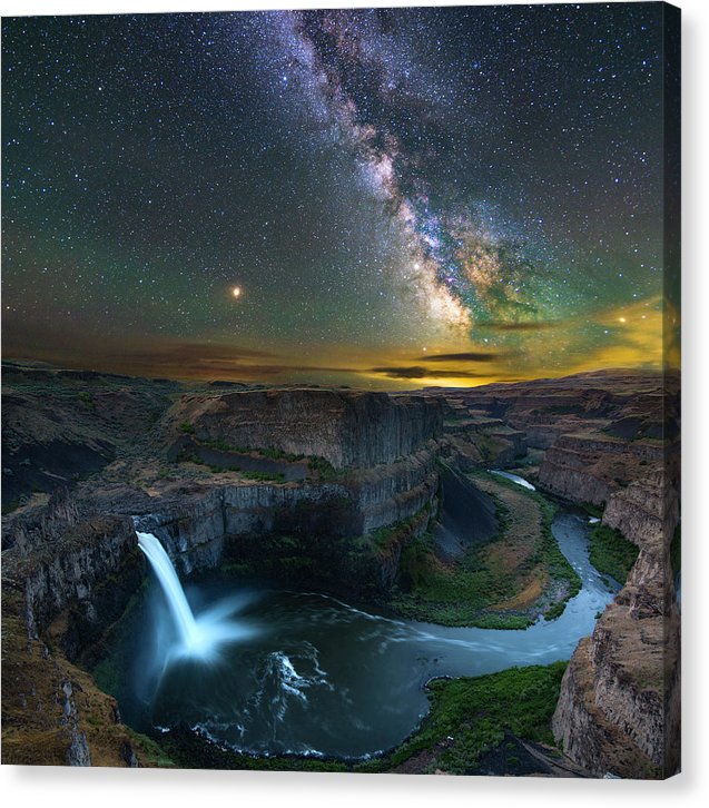 Parallels, Palouse Falls - Canvas Print