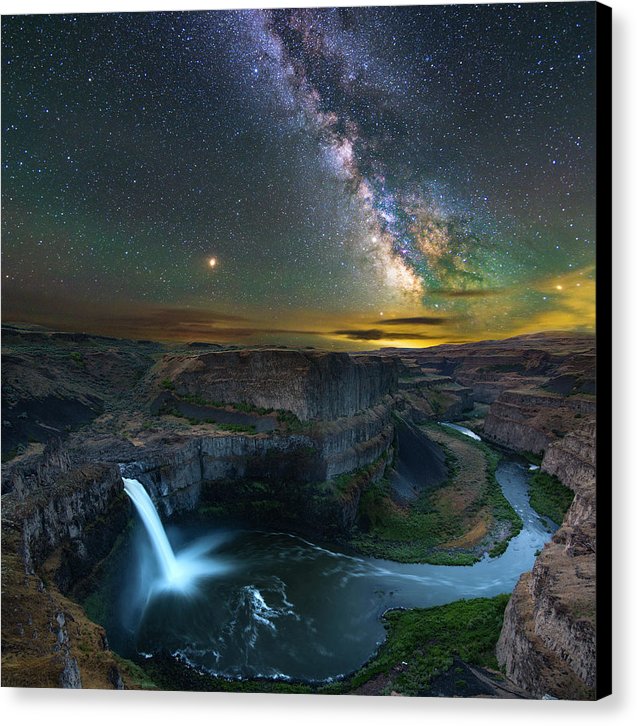 Parallels, Palouse Falls - Canvas Print