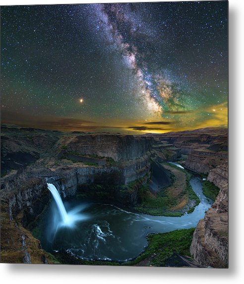 Parallels, Palouse Falls - Metal Print